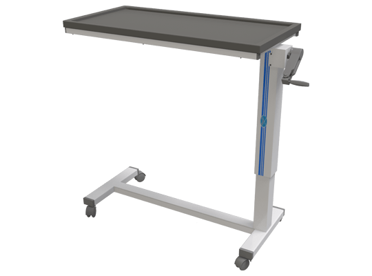 Adjustable Cardiac Table (Bedside Table Membrane Pressed Top)