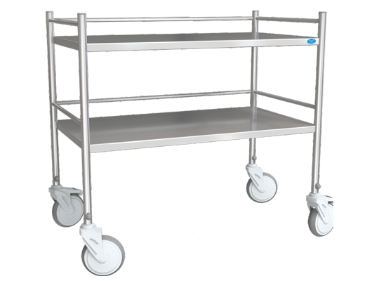 Instrument Trolley Complete S.S Medium Size