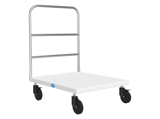 Material Handling Trolley With Folding S.S. Handle
