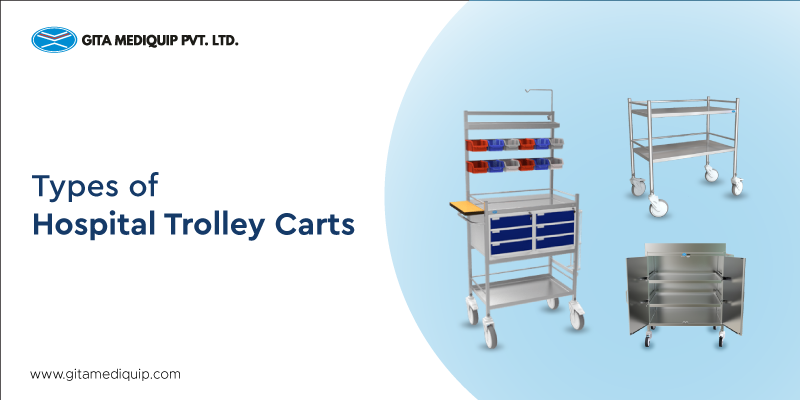 different hospital trolley